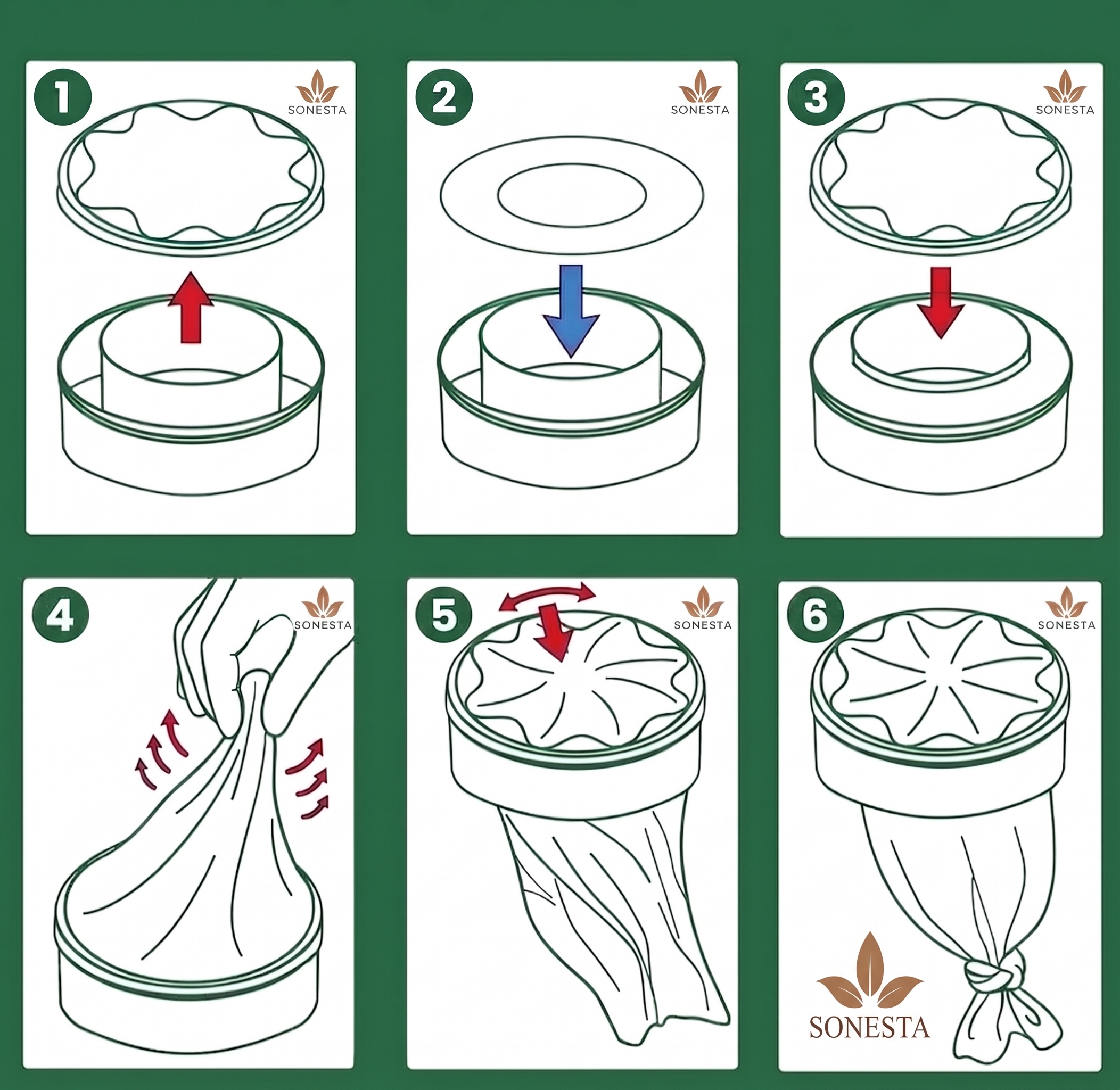 Sonesta refill foil installation guide – 6 steps